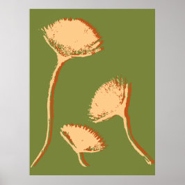 Paardenbloem Pop Poster