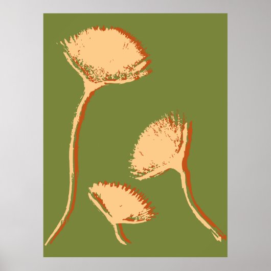 Paardenbloem Pop Poster (Voorkant)