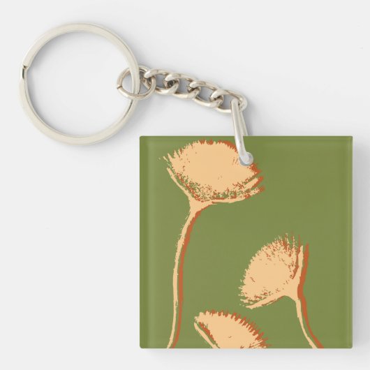 Paardenbloem Pop Sleutelhanger (voorkant)