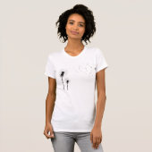 Paardenbloem Silhouet T-shirt (Voorkant volledig)