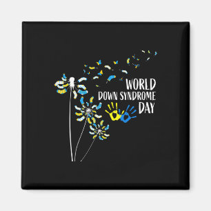 Paardenbloem Sokken World Down Syndrome Day Awaren Magneet