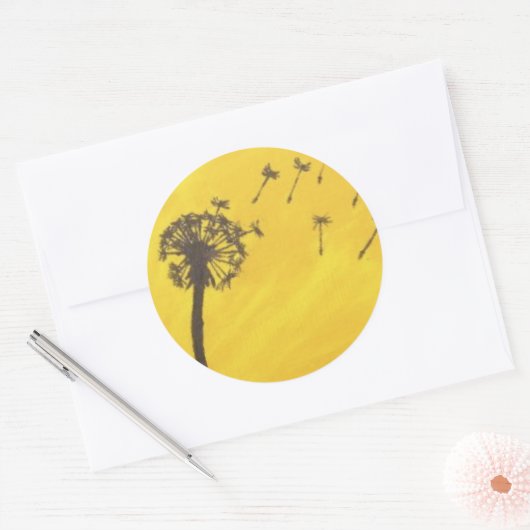 "Paardenbloem" sticker (Envelop)