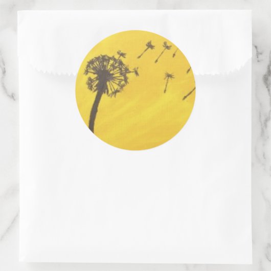 "Paardenbloem" sticker (Tas)