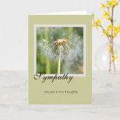 Paardenbloem sympathie kaart (Gele Bloem)