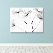 Paardenbloem Teken Doek Canvas Afdruk (Insitu (Houten vloer))