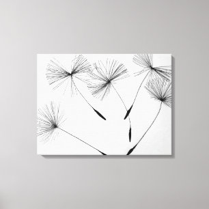 Paardenbloem Teken Doek Canvas Afdruk