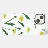 Paardenbloem Tuin Patroon iPhone Hoesje (Achterkant horizontaal)