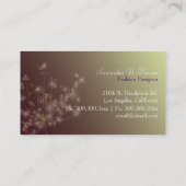 Paardenbloem Unieke Mode Salon Visitekaartje (Achterkant)