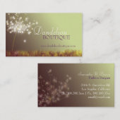 Paardenbloem Unieke Mode Salon Visitekaartje (Voorkant / Achterkant)