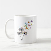Paardenbloem vlinder stroom koffiemok (Links)