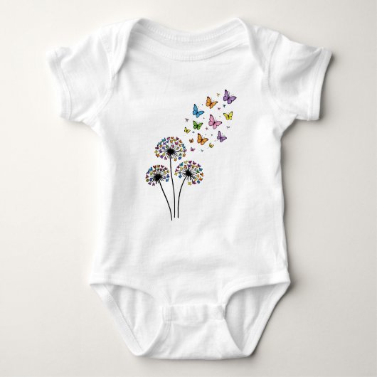Paardenbloem vlinderstroom romper (Voorkant)