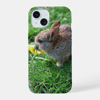 Paardenbloem voor Baby Konijn iPhone / iPad hoesje 15 Case