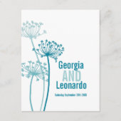 Paardenbloem voor weduwenmaaltijd informatiekaartje (Voorkant)