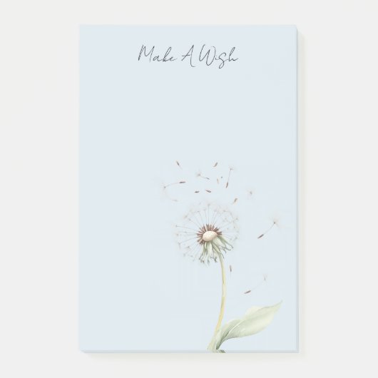 Paardenbloem Wens Post-it® Notes (Voorkant)