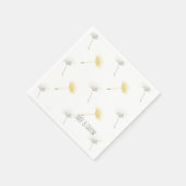 Paardenbloem Wensbloemen Vrijgezellenfeest Servetten (Hoek)