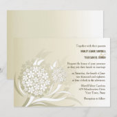 Paardenbloem wenst Bloemen Kaart (Voorkant / Achterkant)