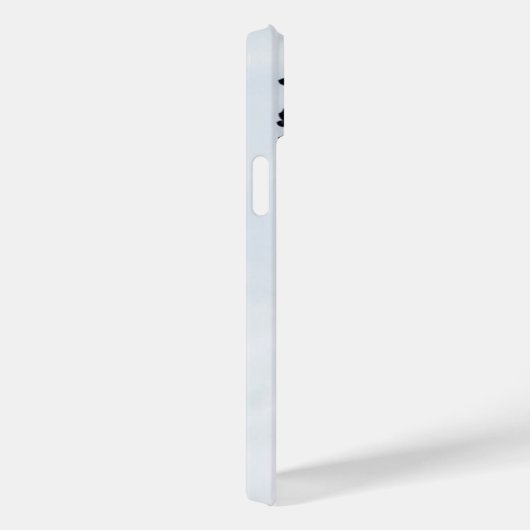 Paardenbloem wenst chique blauwe aangepaste bloems Case-Mate iPhone case (Achterkant / Rechts)