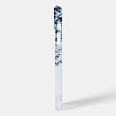 Paardenbloem wenst chique blauwe aangepaste bloems Case-Mate iPhone case (Achterkant / Links)