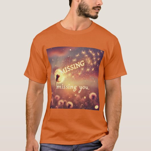Paardenbloem Whisper Mannen Tshirt (Voorkant)