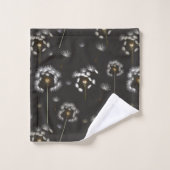 Paardenbloem Wilde Bloem Patroon Bad Handdoek (Wasdoekje)