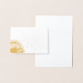 Paardenbloem zaden nemen vlucht folie kaarten (Display)