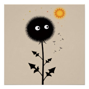Paardenbloem Zomer Poster