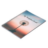 Paardenbloem Zonsondergang Notitieboek (Linkerzijde)