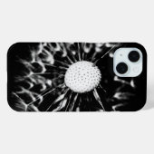 paardenbloem zwart Case-Mate iPhone case (Achterkant (horizontaal))