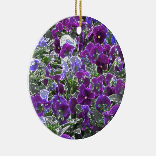 Paardenbloemen 8420 keramisch ornament (Rechts)