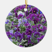 Paardenbloemen 8420 keramisch ornament (Voorkant)