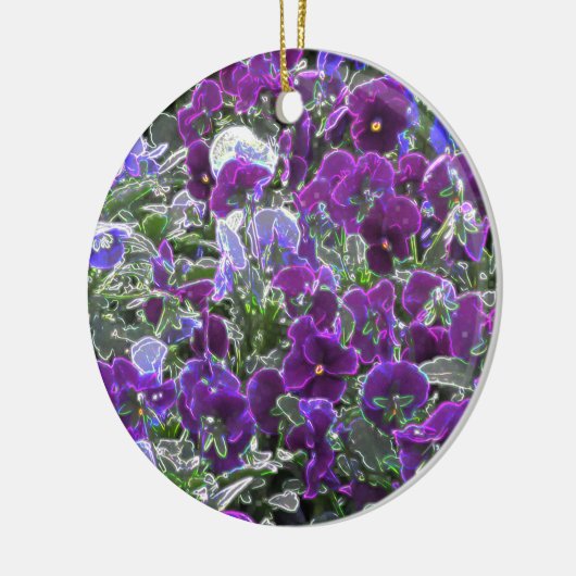 Paardenbloemen 8420 keramisch ornament (Links)