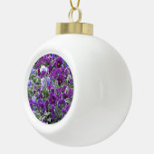 Paardenbloemen 8420 keramische bal ornament (Rechts)