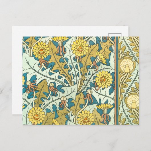 Paardenbloemen als decoratieve objecten Briefkaart (Voorkant / Achterkant)