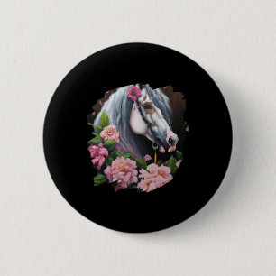 Paardenbloemen bevestigen kunstschilderende ventil ronde button 5,7 cm
