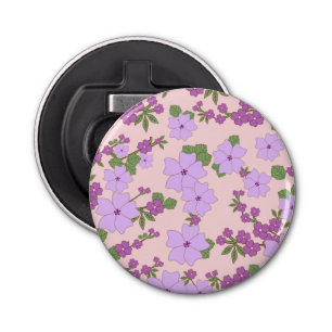 Paardenbloemen, bloempatroon, patroon van bloemen button flesopener