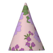 Paardenbloemen, bloempatroon, patroon van bloemen feesthoedjes (Rechts)