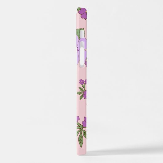 Paardenbloemen, bloempatroon, patroon van bloemen iPhone hoesje (Linkerkant)