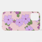 Paardenbloemen, bloempatroon, patroon van bloemen iPhone hoesje (Achterkant horizontaal)