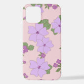 Paardenbloemen, bloempatroon, patroon van bloemen iPhone hoesje (Achterkant)