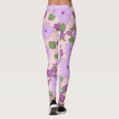 Paardenbloemen, bloempatroon, patroon van bloemen leggings (Achterkant)