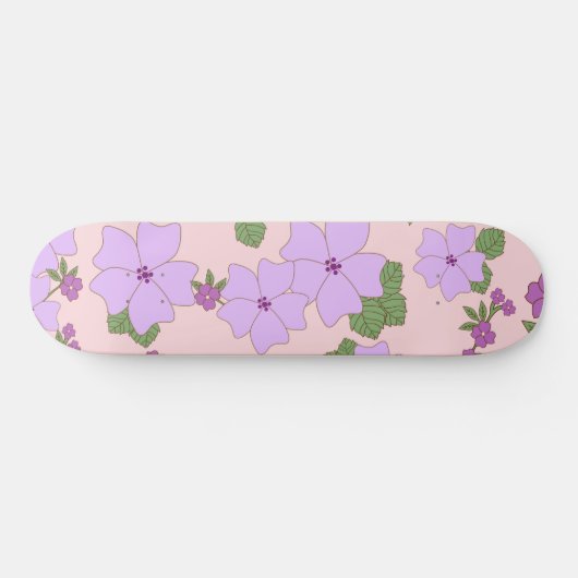 Paardenbloemen, bloempatroon, patroon van bloemen persoonlijk skateboard (Horizontaal)