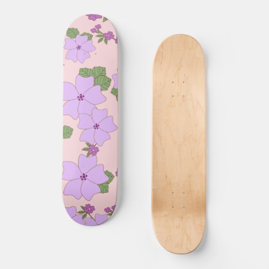 Paardenbloemen, bloempatroon, patroon van bloemen persoonlijk skateboard (Voorkant)