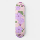 Paardenbloemen, bloempatroon, patroon van bloemen persoonlijk skateboard (Voorkant)