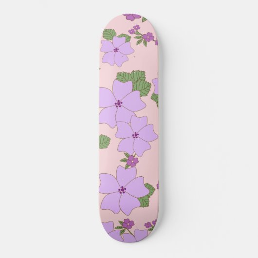 Paardenbloemen, bloempatroon, patroon van bloemen persoonlijk skateboard (Voorkant)
