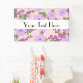 Paardenbloemen, bloempatroon, patroon van bloemen spandoek (Insitu)