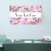 Paardenbloemen, bloempatroon, patroon van bloemen spandoek (Beurs)