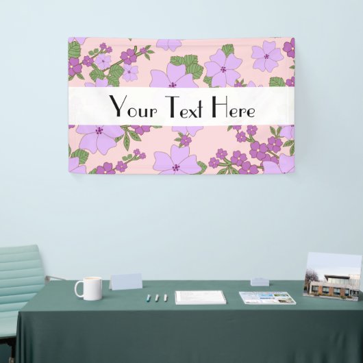 Paardenbloemen, bloempatroon, patroon van bloemen spandoek (Beurs)