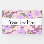 Paardenbloemen, bloempatroon, patroon van bloemen spandoek (Horizontaal)