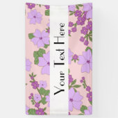 Paardenbloemen, bloempatroon, patroon van bloemen spandoek (Verticaal)