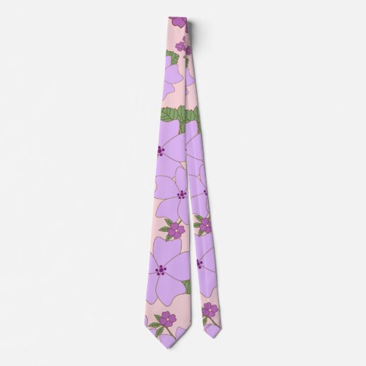 Paardenbloemen, bloempatroon, patroon van bloemen stropdas (Voorkant)